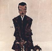 Egon Schiele Portrait of the Publisher Eduard Kosmack (mk12) oil painting reproduction